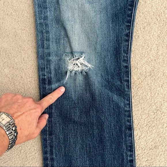 AG Men’s Matchbox Slim Straight Selvedge Jeans in 17 Years Psych Wash - Picture 7 of 11